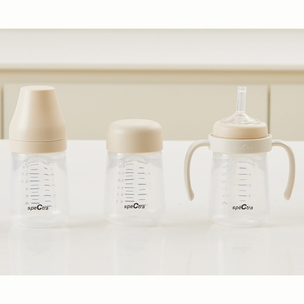 Spectra - Bottle Airtight Cap Pack Of 2 - Cream Ivory