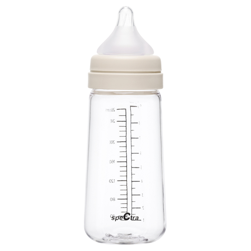 Spectra - PA Baby Bottle 260ml Pack Of 2 - Cream Ivory