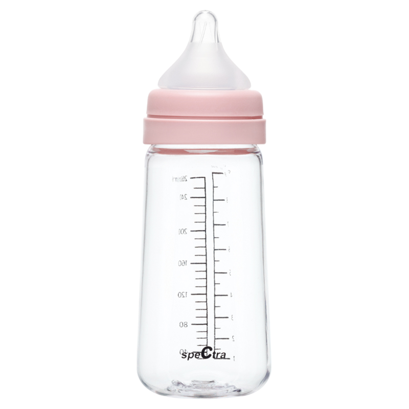 Spectra - PA Baby Bottle 260ml - Cream Pink
