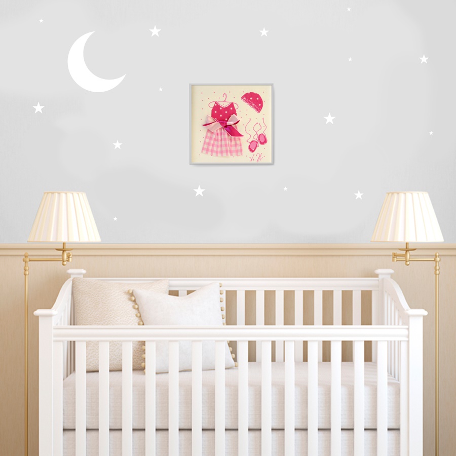 Forrey & Galland - Baby Girl Canvas Wall Art Nina