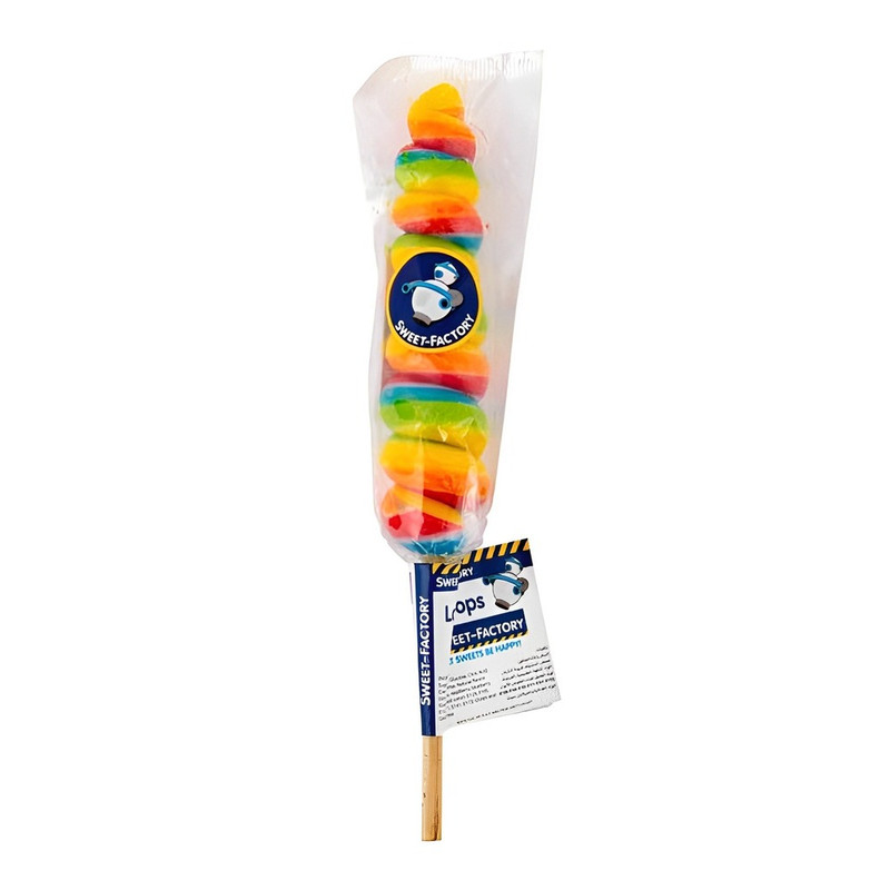 Sweet Factory - Color Spiral Lollipop 40g - Color May Vary