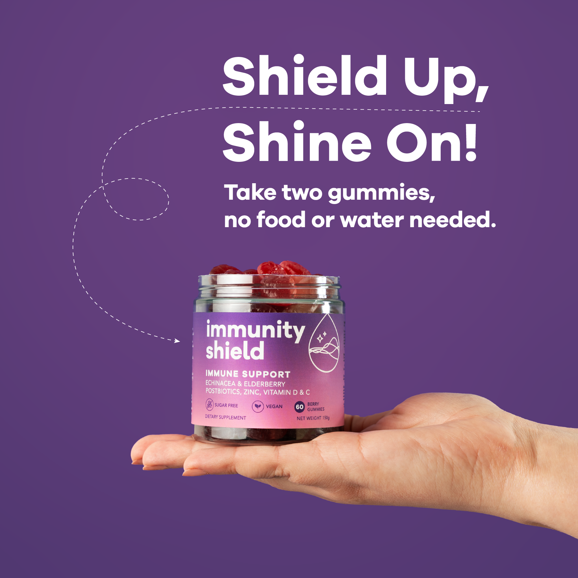 Nutrili - Immunity Shield Sugar Free Gummies - 60pcs