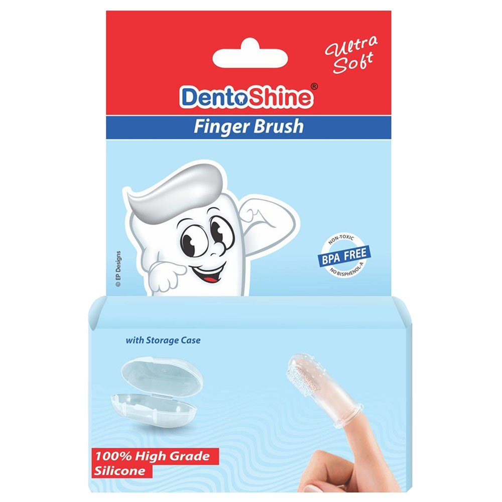 DentoShine - Finger Brush Ultra Soft - Blue