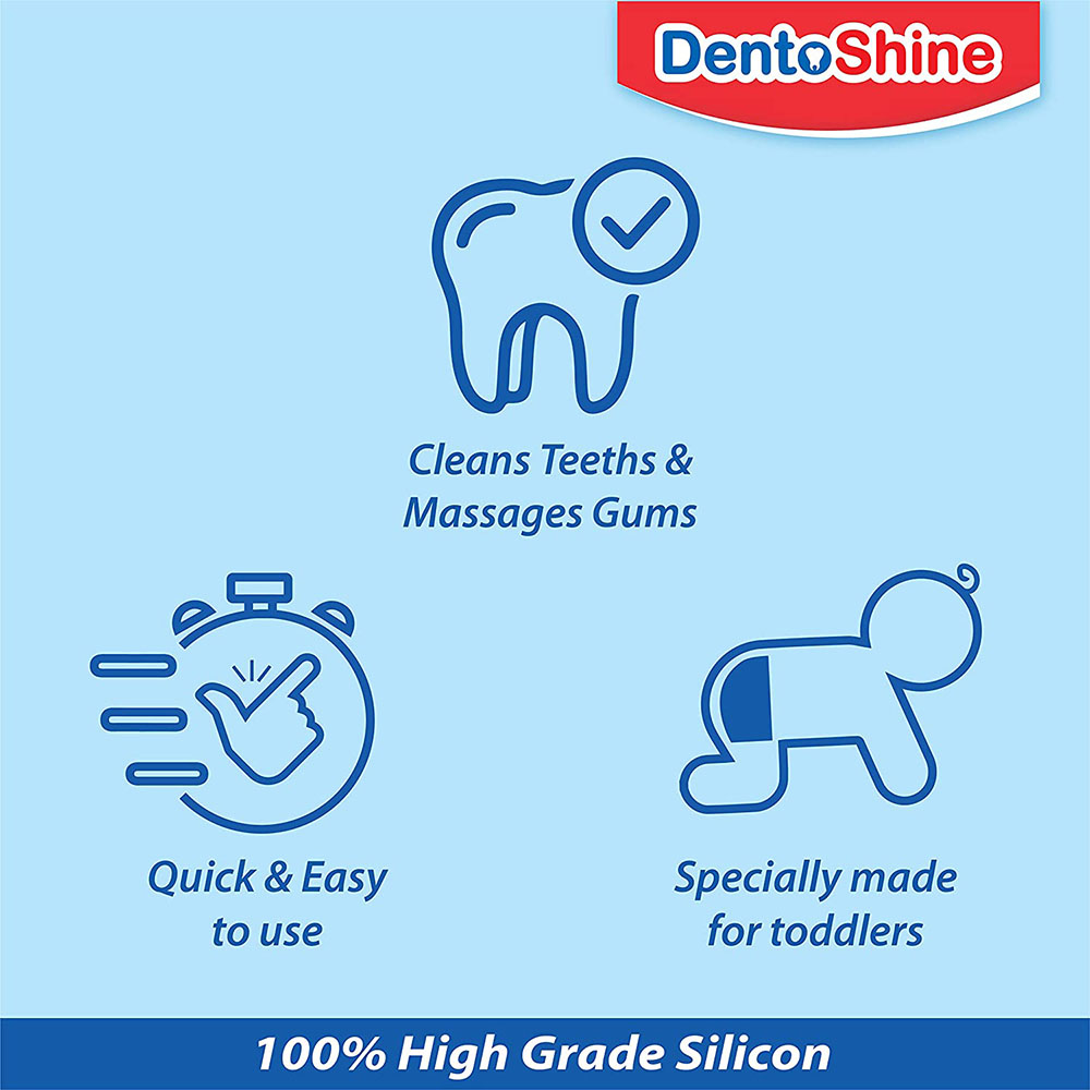 DentoShine - Finger Brush Ultra Soft - Blue