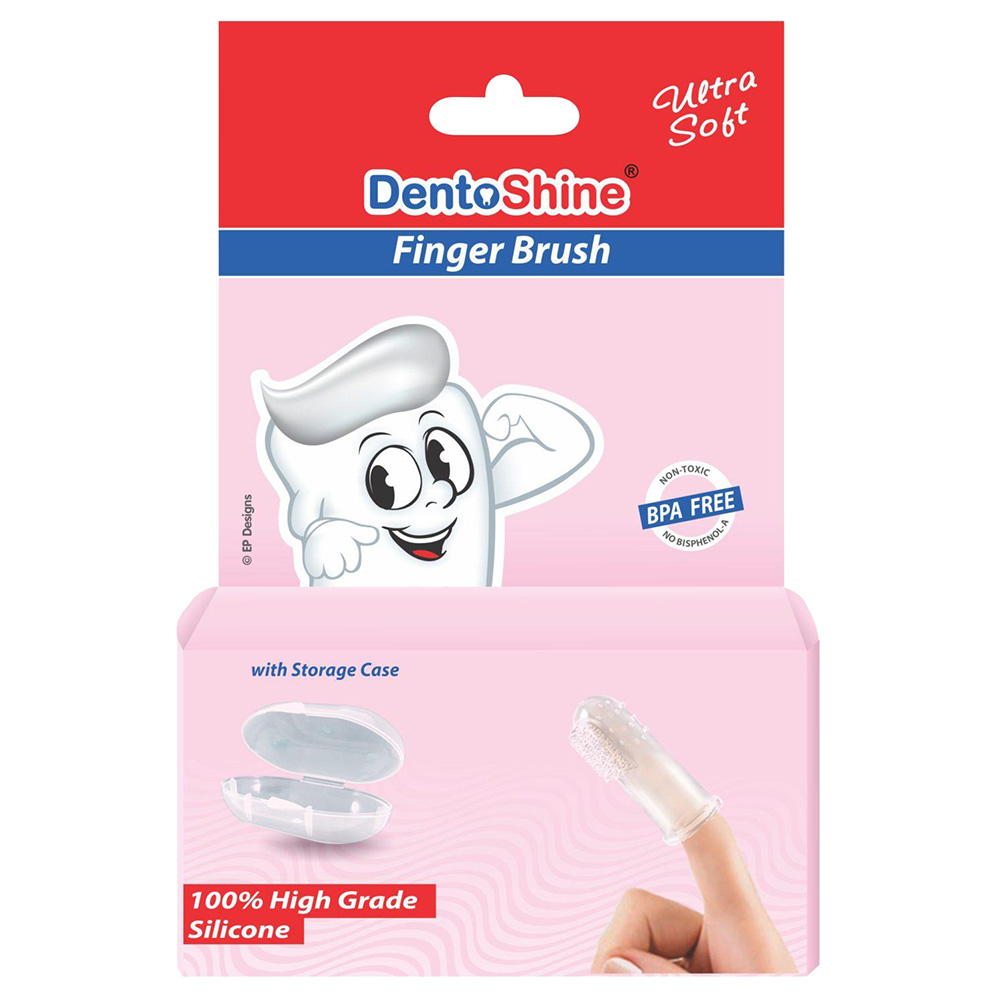DentoShine - Finger Brush Ultra Soft - Pink