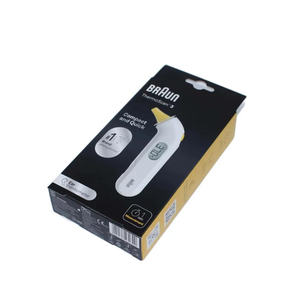 Braun IRT3030 Thermoscan 3 Infrared Thermometer Ear - White
