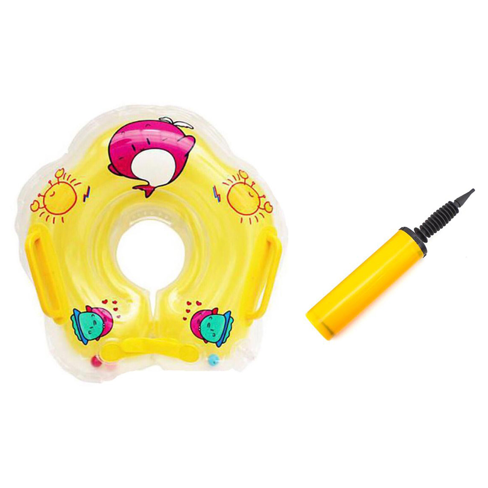 Pikkaboo - Iswimsafe Infant Neck Floater Yellow With Inflate