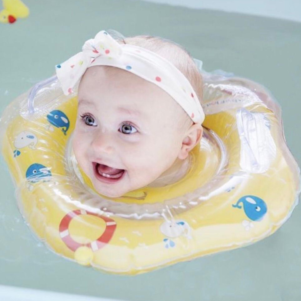 Pikkaboo - Iswimsafe Infant Neck Floater Yellow With Inflate