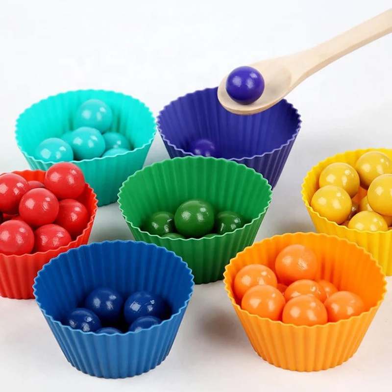 Woody Buddy - Rainbow Clip Beads Set