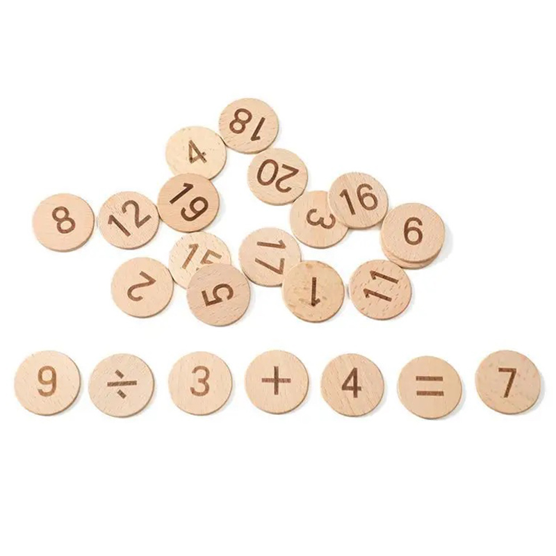 Woody Buddy - Counting Pegs - Natural
