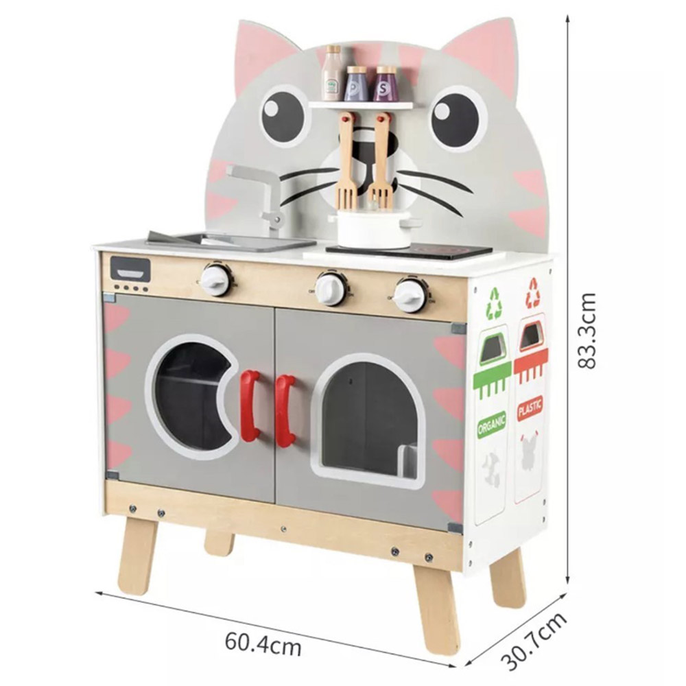 Woody Buddy - Kitty Kitchen - Pink