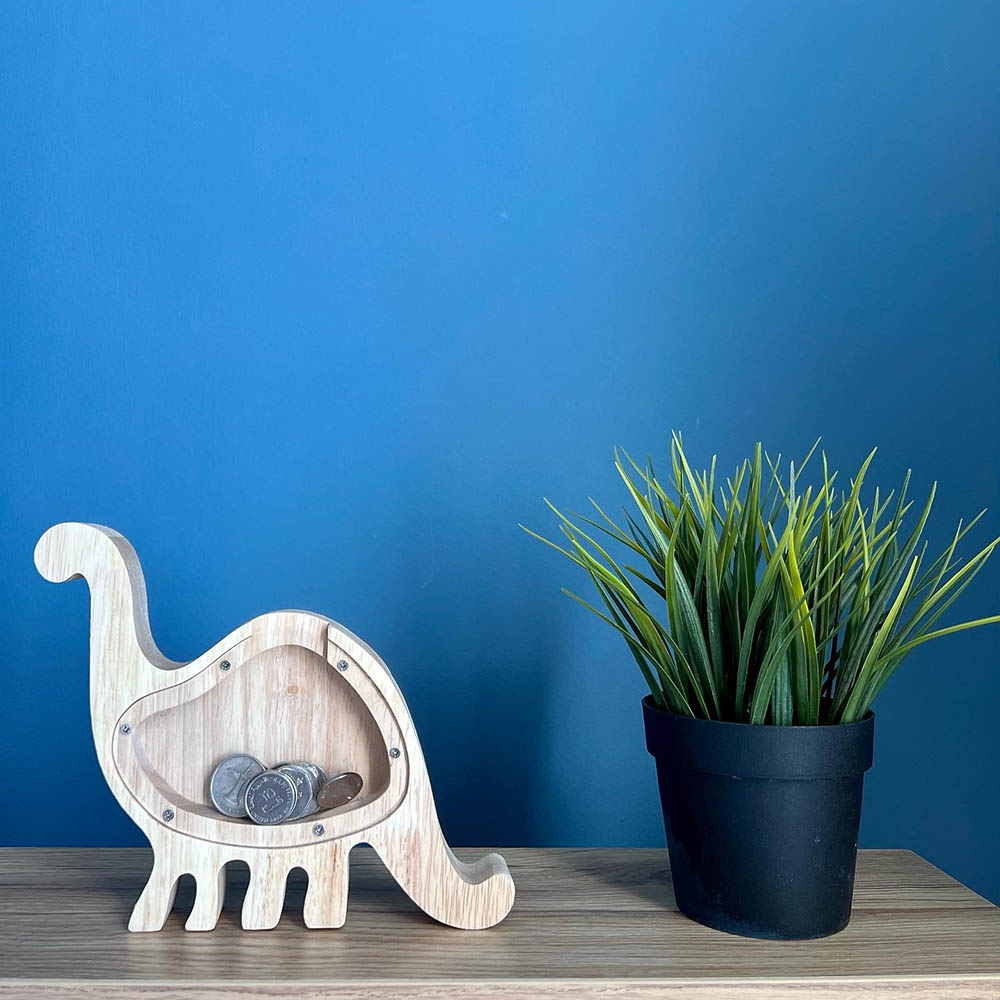 Woody Buddy - Animals Shape Piggy Banks - Dino