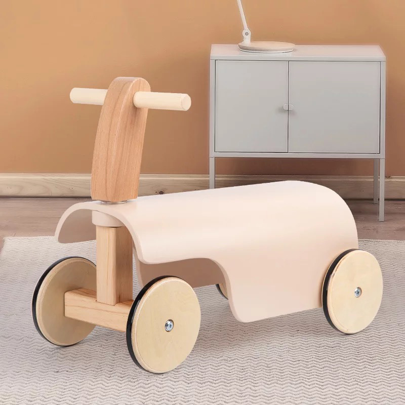 Woody Buddy - Ride-on Balance Car - Light Pink