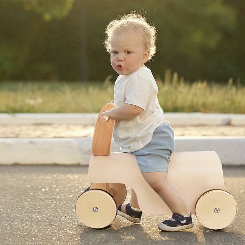 Woody Buddy - Ride-on Balance Car - Light Pink