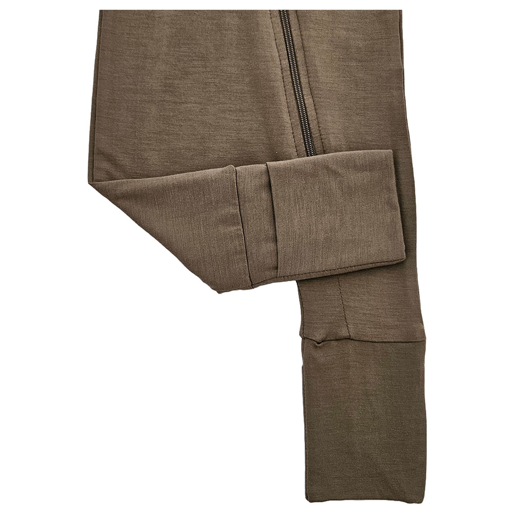 Issy & Lilo Smart Bamboo Zipper Romper Olive - Green