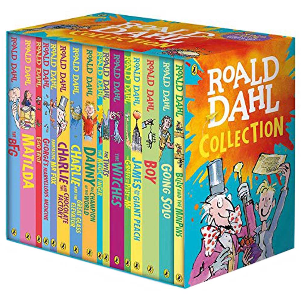 Roald Dahl Collection Box Set of 16 Books