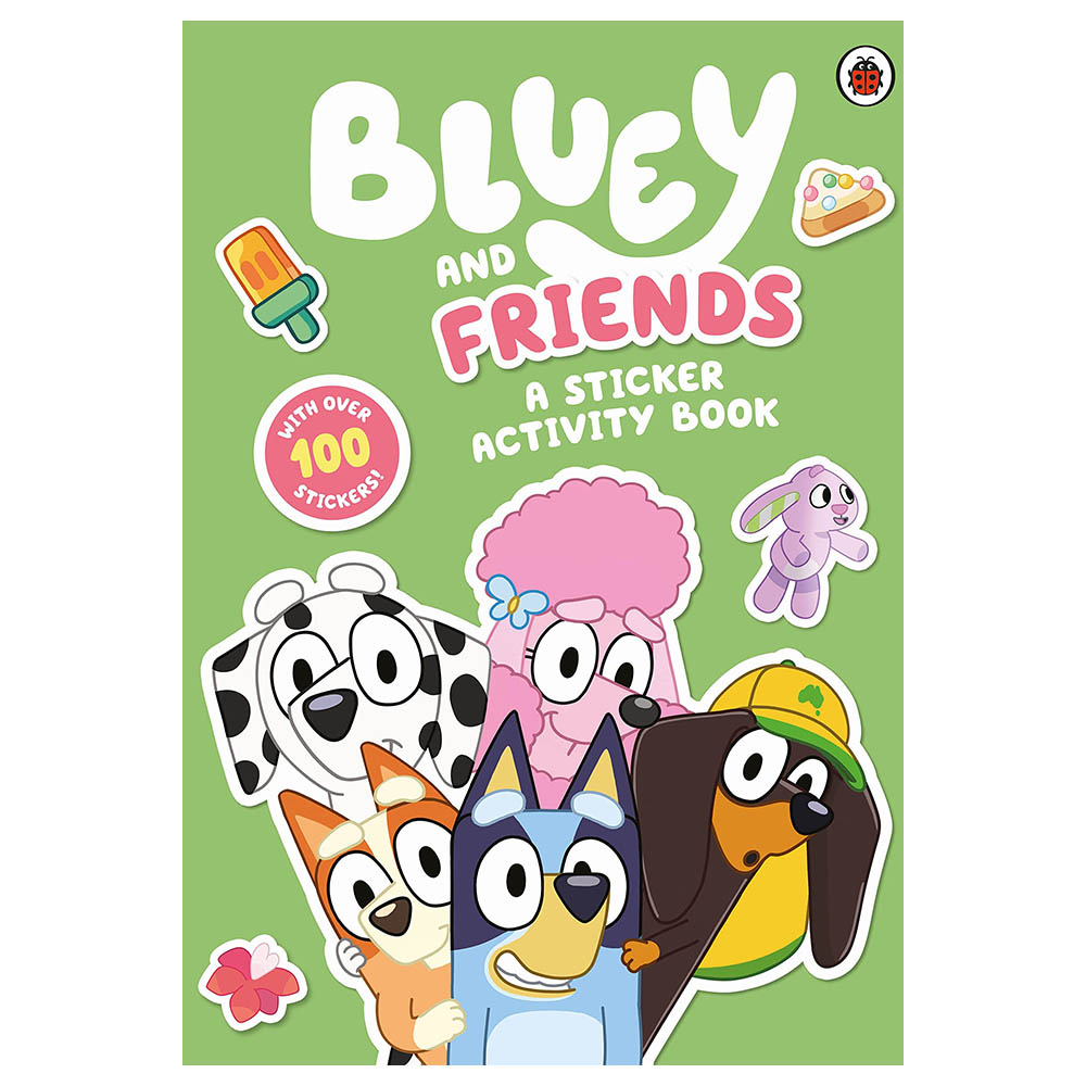 كتاب أنشطة الملصقات Bluey Bluey And Friends