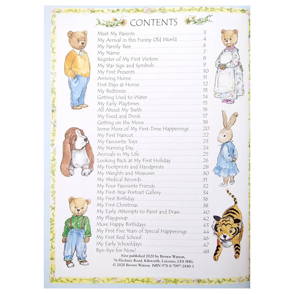 My Baby Book - A First Five Year Baby Record Diary Book - Boy