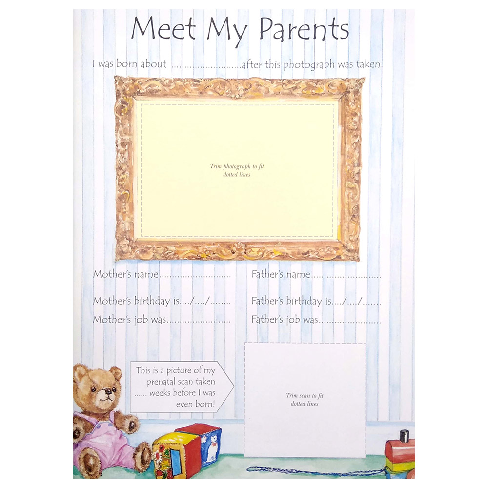 My Baby Book - A First Five Year Baby Record Diary Book - Boy
