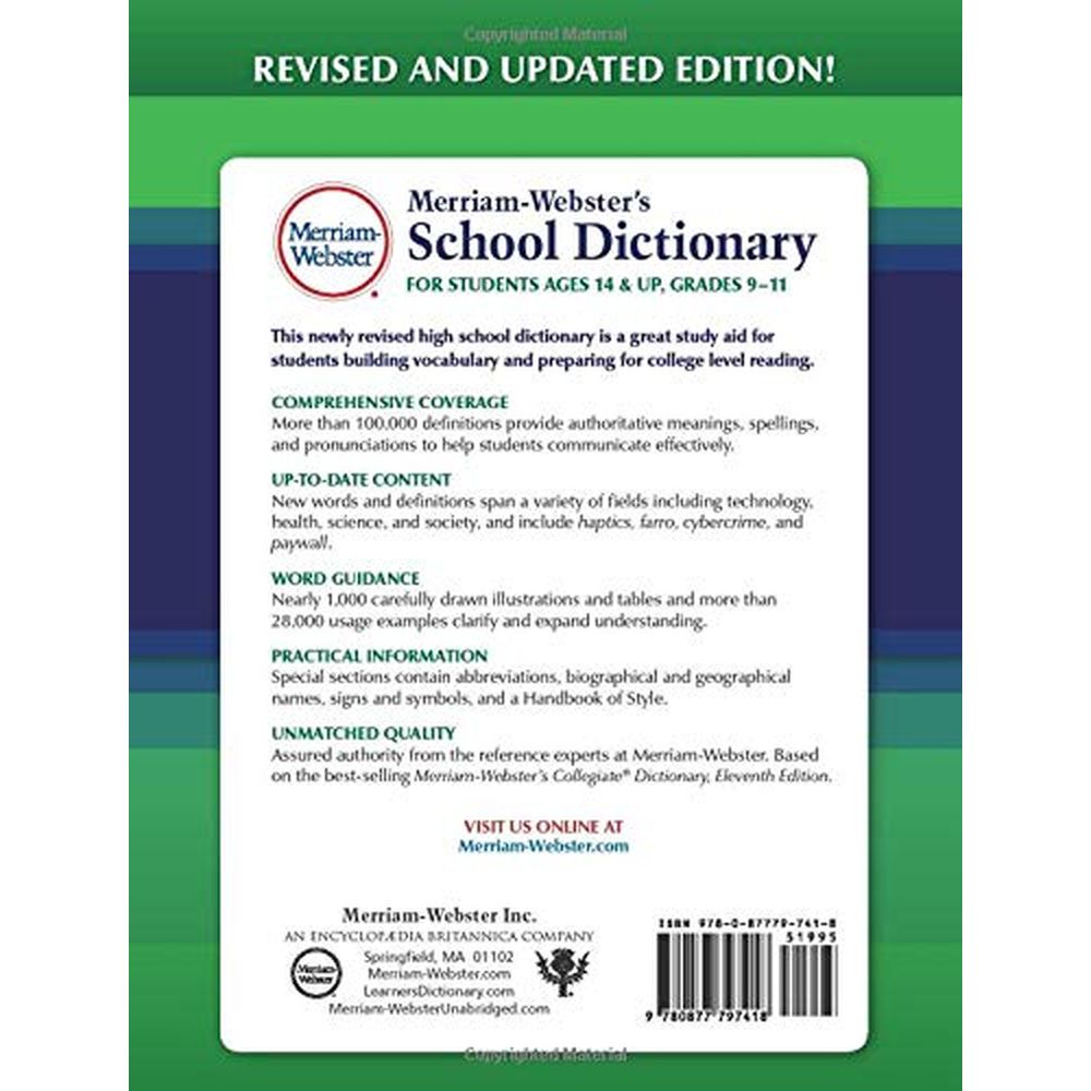 Merriam-Webster's School Dictionary