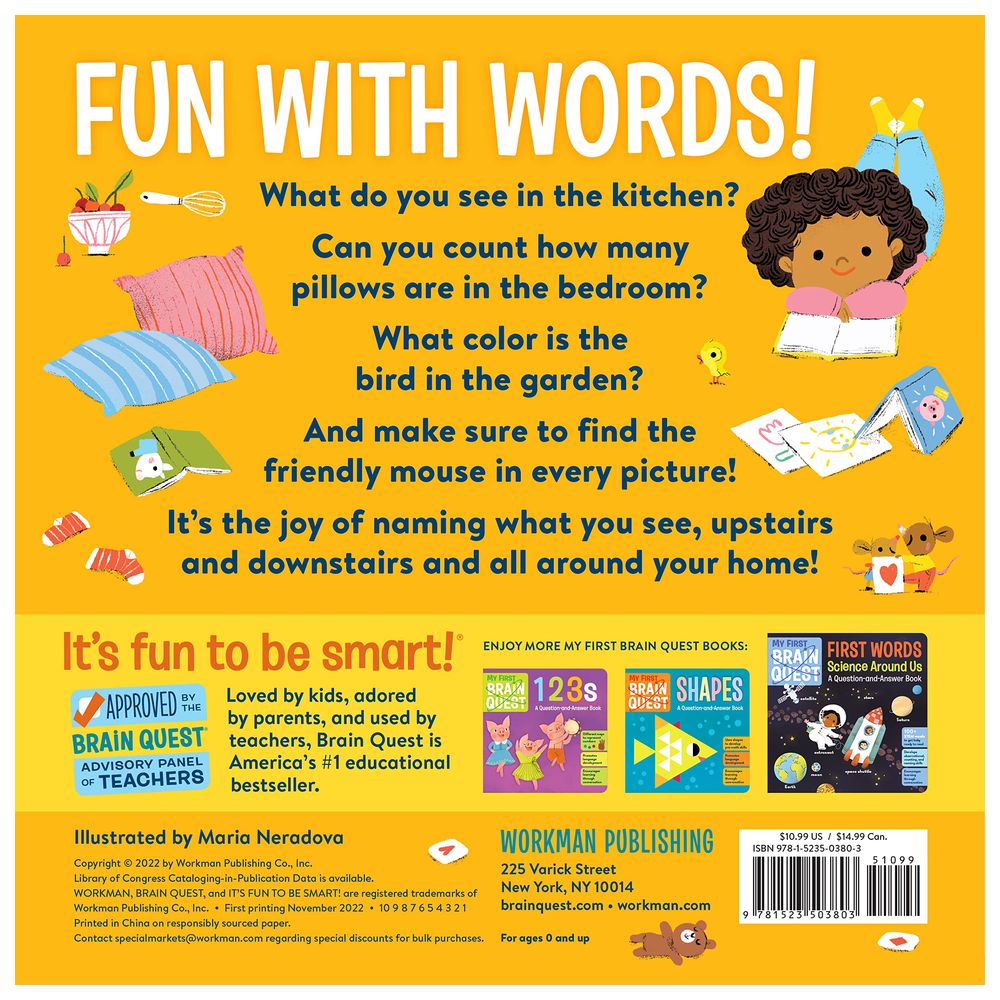 My First Brain Quest First Words: Around The Home : A Question-And-Answer Book