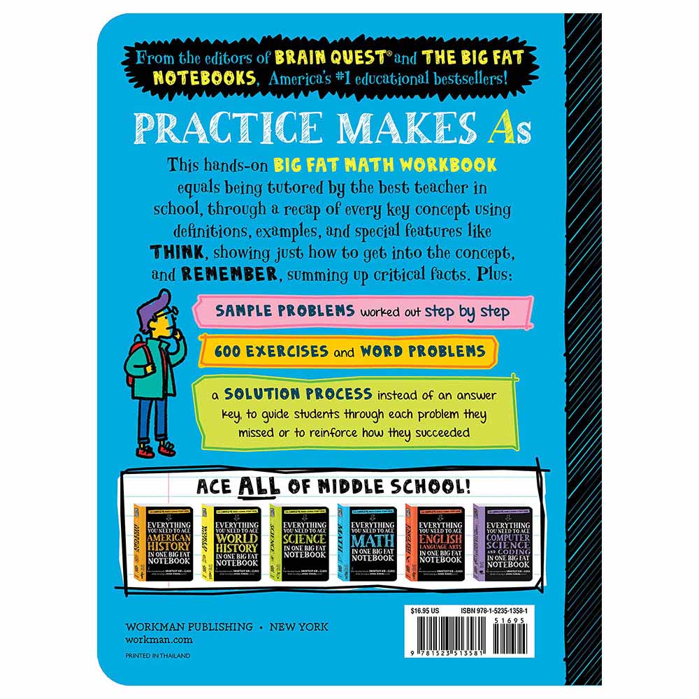 The Big Fat Middle School Math Workbook