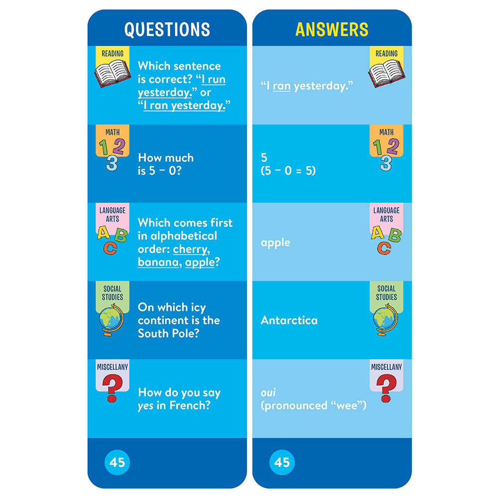 Brain Quest 1st Grade Smart Cards Revised 5th Edition