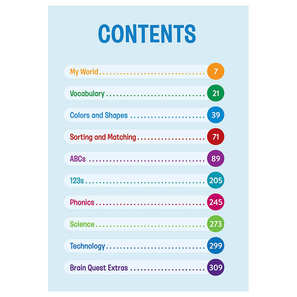 Brain Quest Workbook: Pre-K Revised Edition
