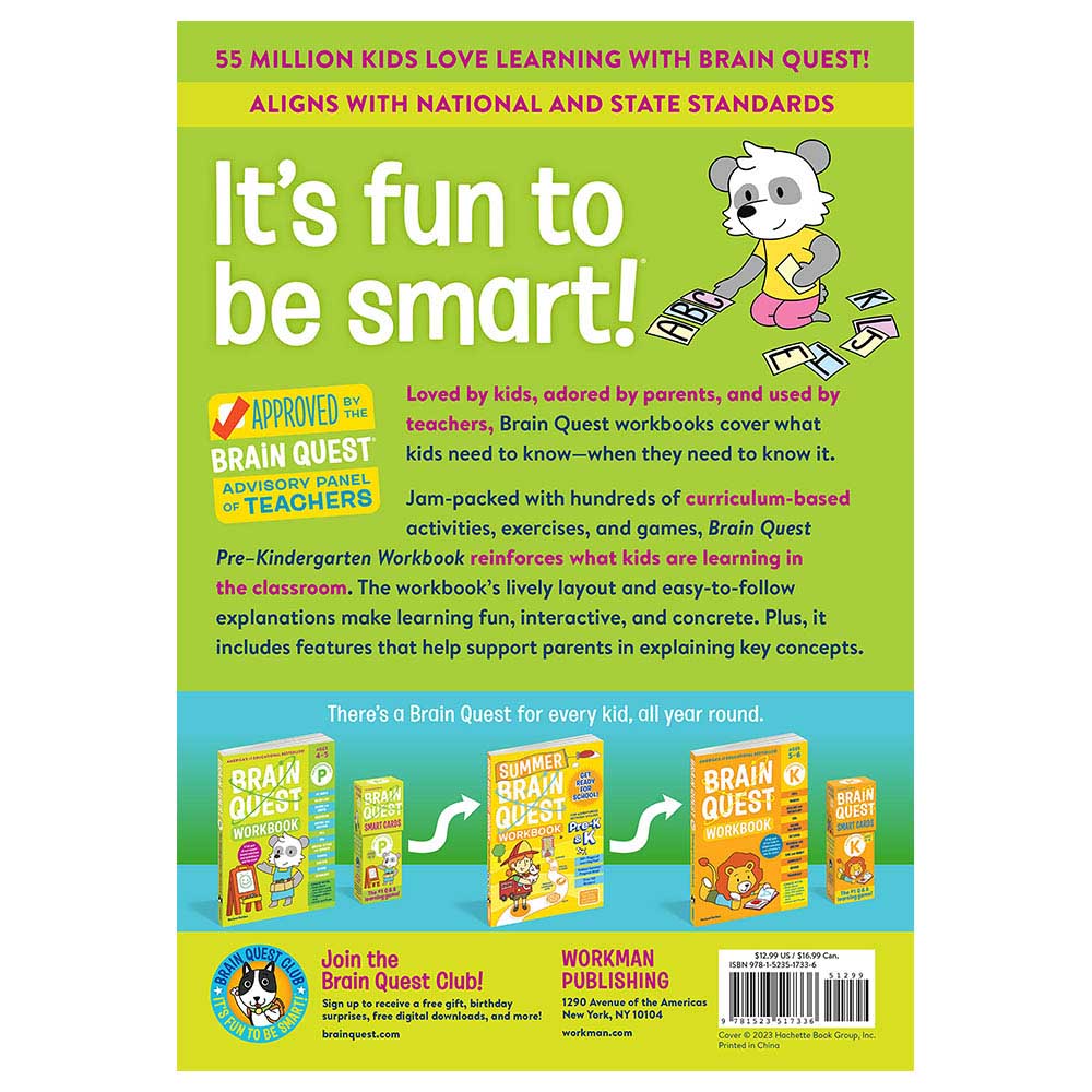 Brain Quest Workbook: Pre-K Revised Edition