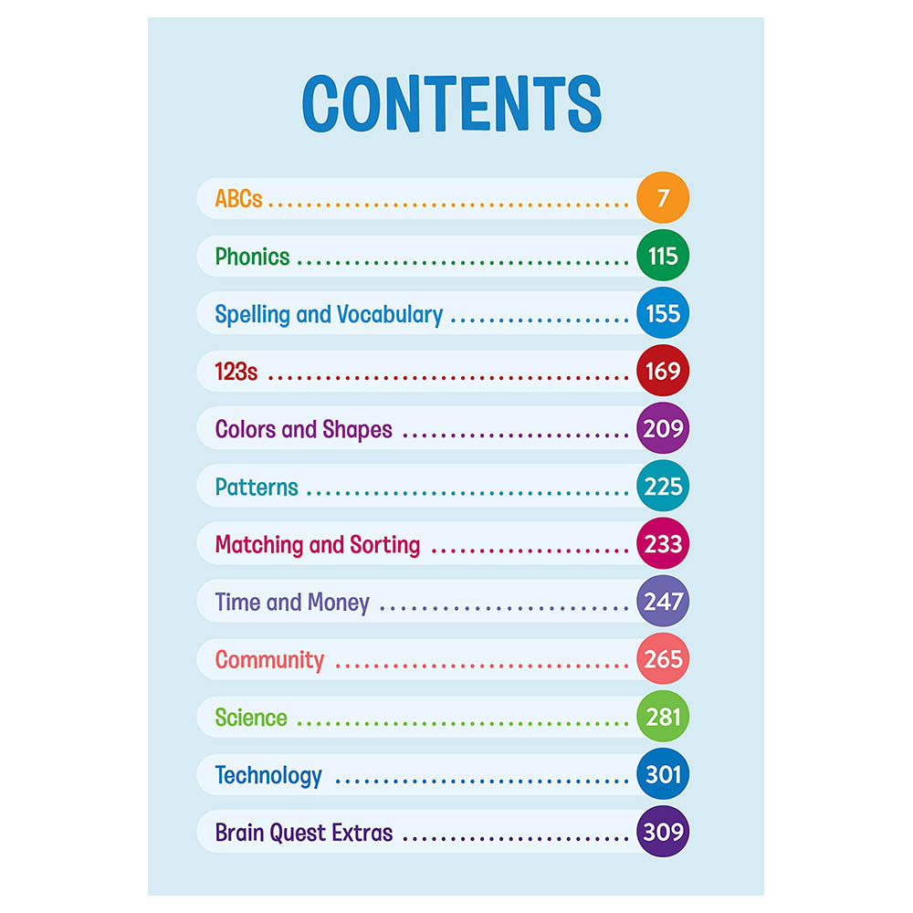 Brain Quest Workbook: Kindergarten Revised Edition