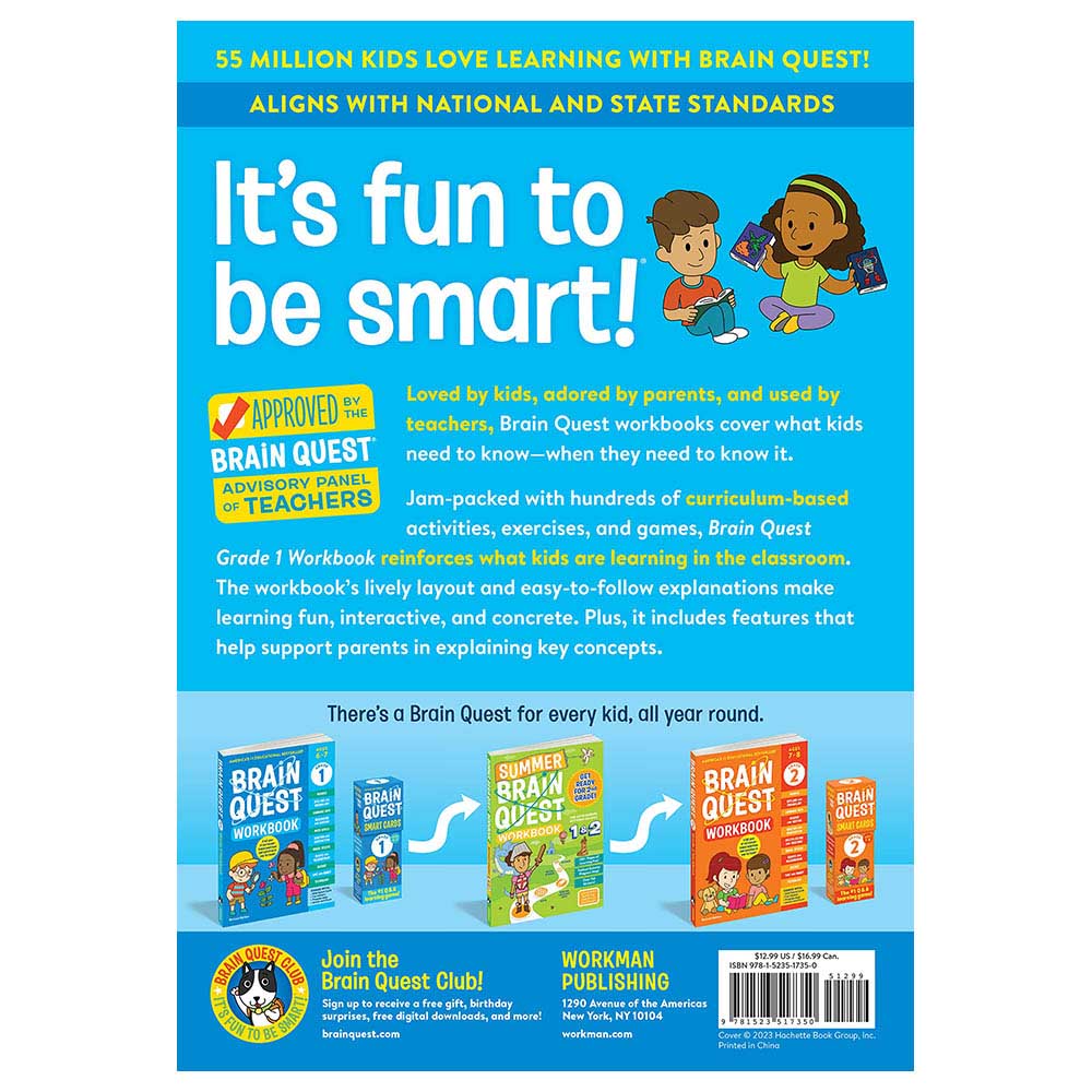 Brain Quest Workbook: 1st Grade Revised Edition