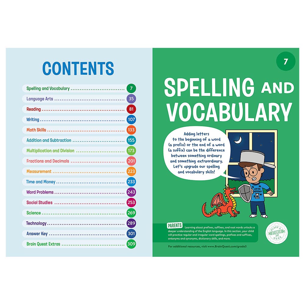Brain Quest - Workbook: 3rd Grade Revised Edition
