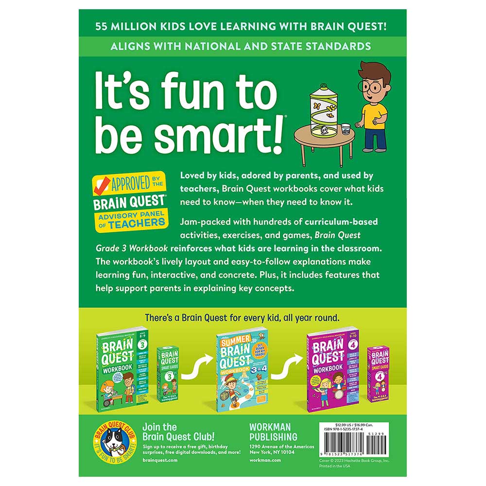 Brain Quest - Workbook: 3rd Grade Revised Edition