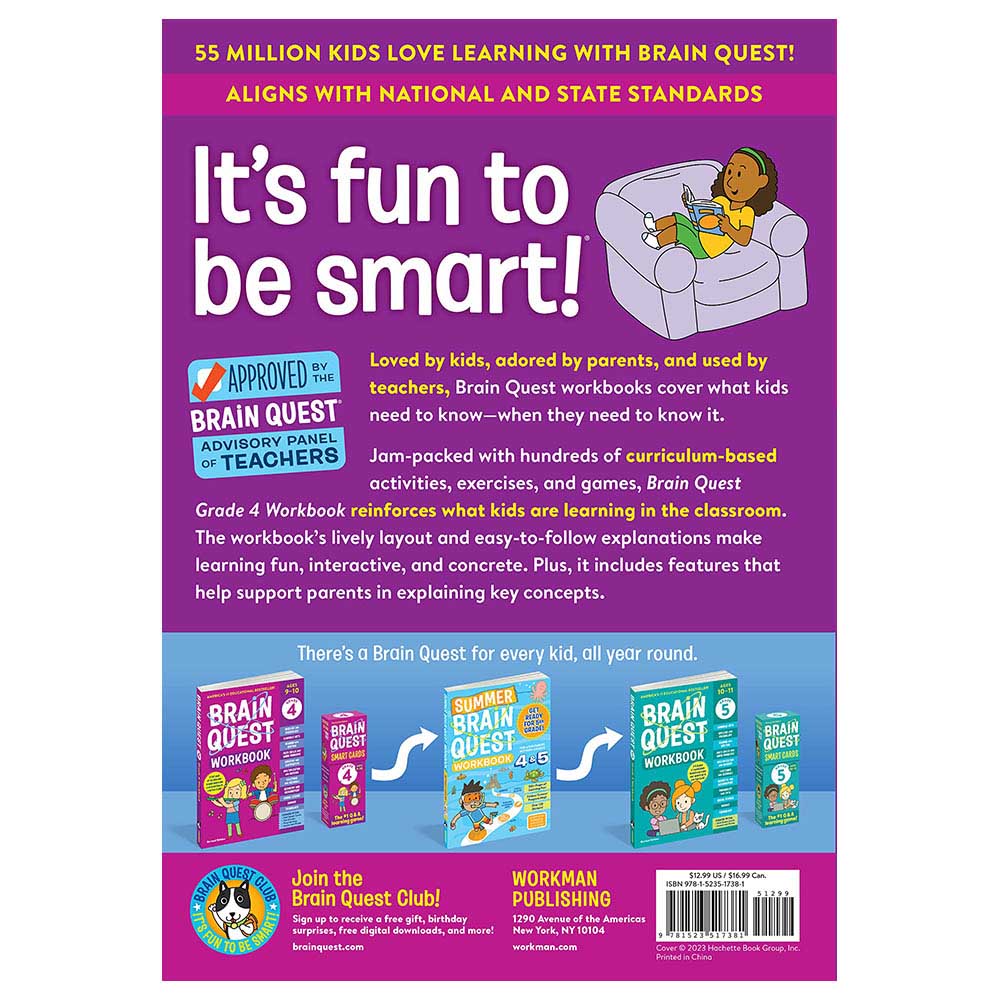 Brain Quest - Workbook: 4th Grade Revised Edition