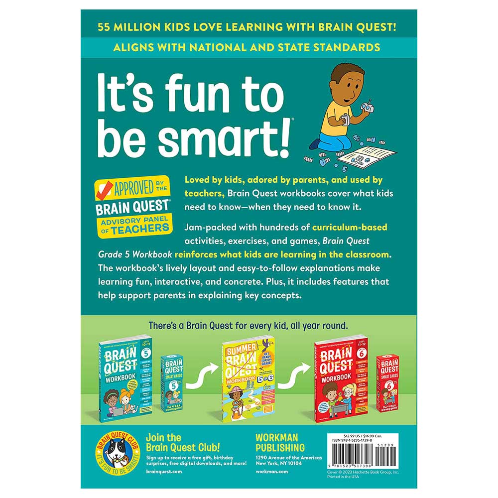 Brain Quest Workbook: 5th Grade Revised Edition