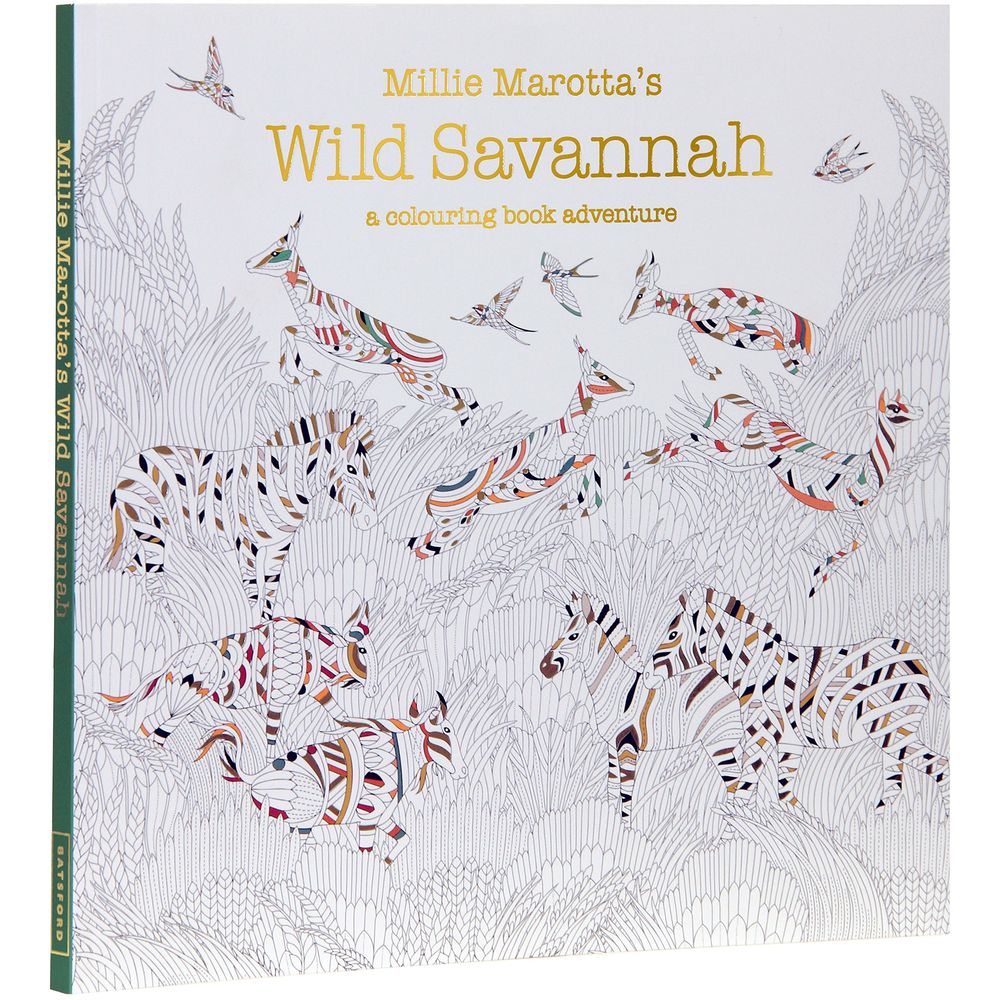 Millie Marotta's Wild Savannah Colouring Book