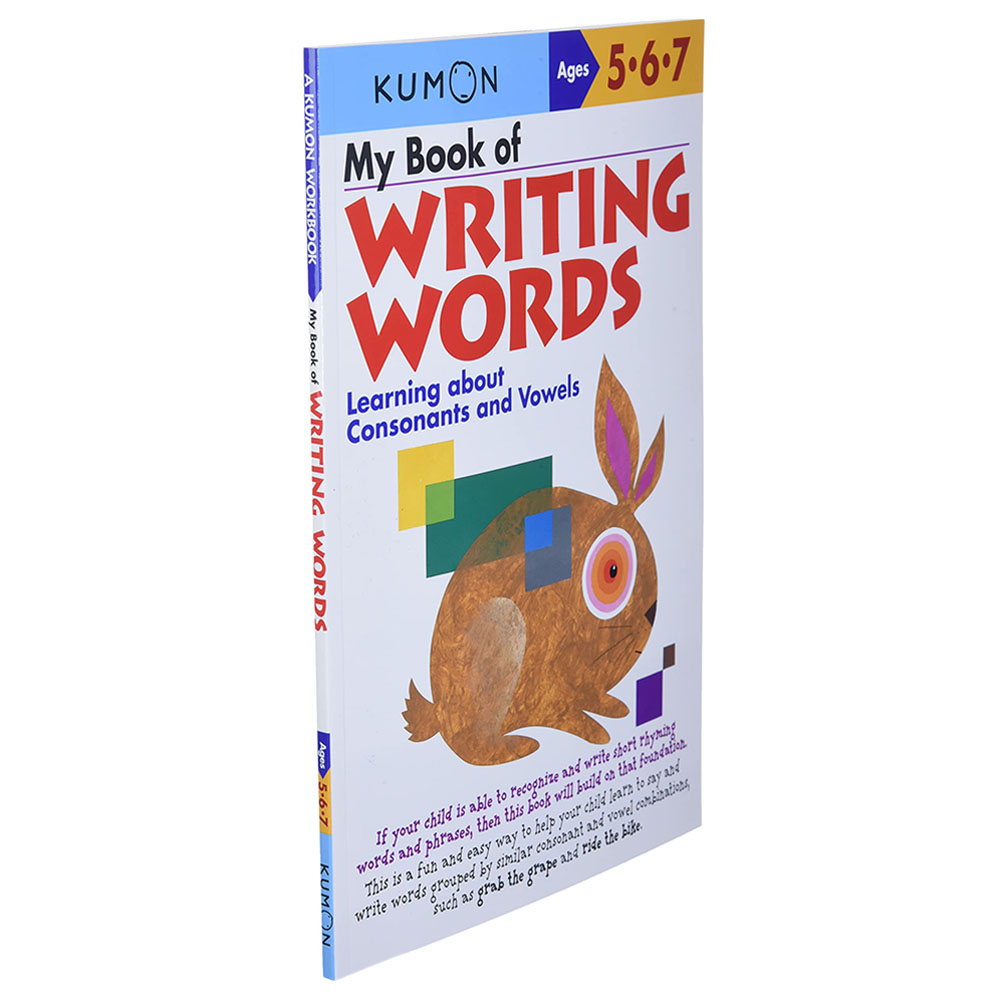 My Book Of Writing Words: Consonants & Vowels
