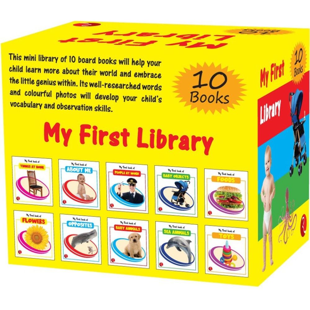 My First Library: Box Set of 10 Books - Yellow