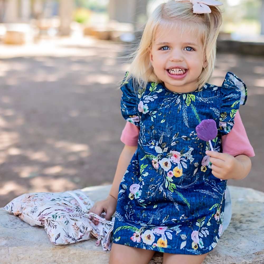 BabpronBaby - Feeding Bib - Boho Floral Flutter