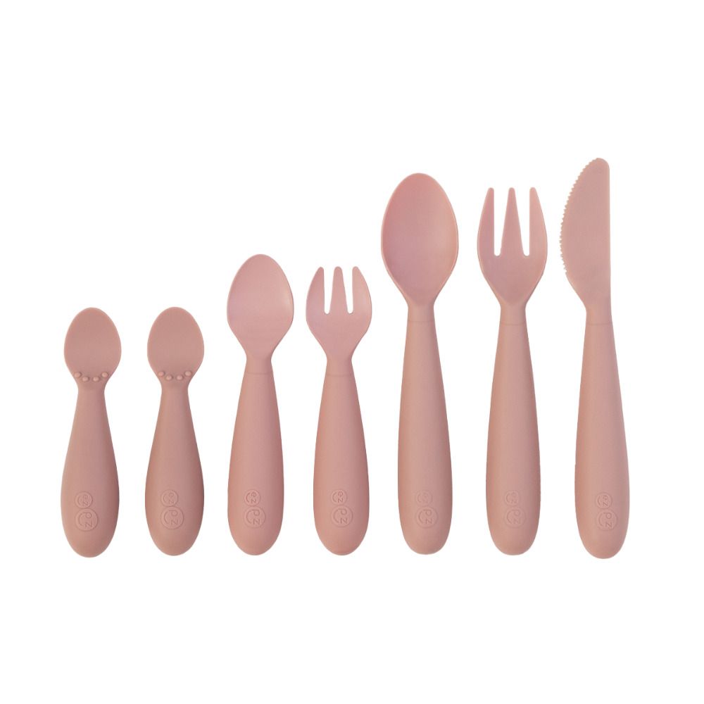 Ezpz Developmental Utensil Set - Blush