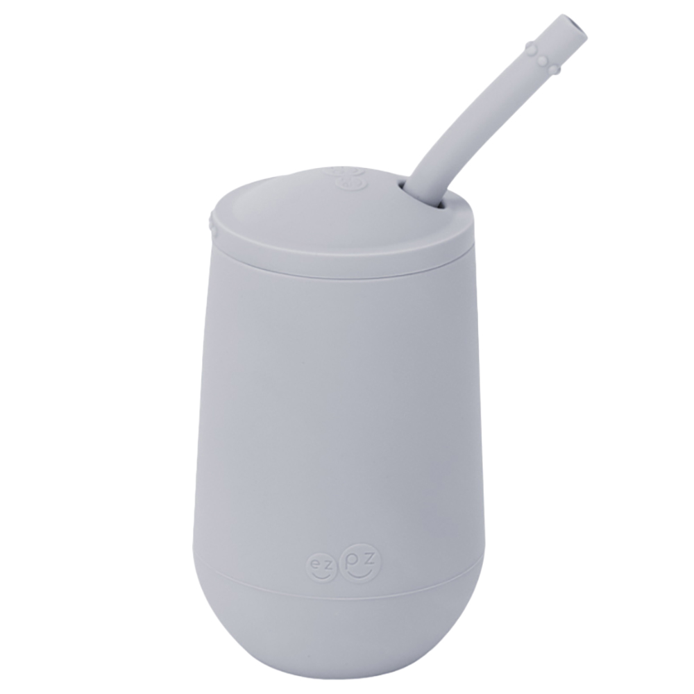 Ezpz - Happy Cup & Straw System - Pewter - 236ml