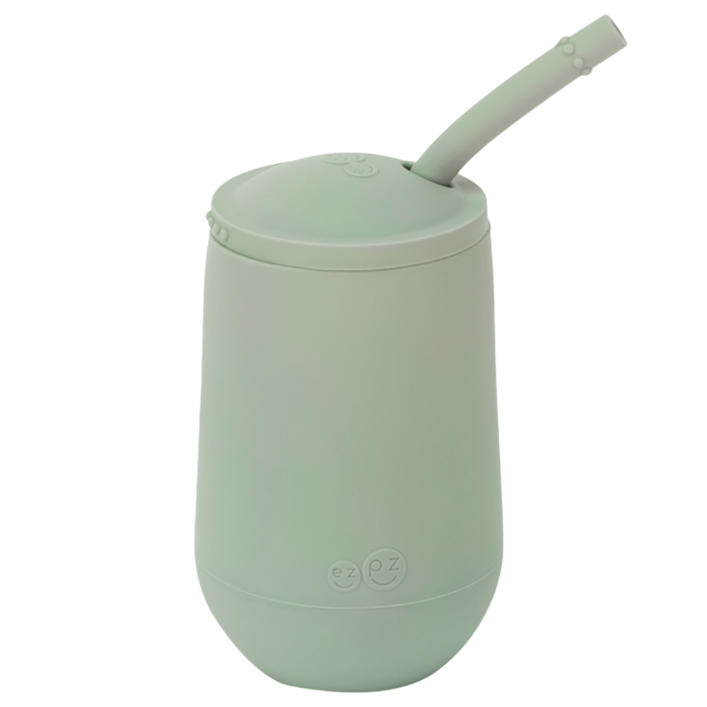 Ezpz - Happy Cup & Straw System - Sage - 236ml