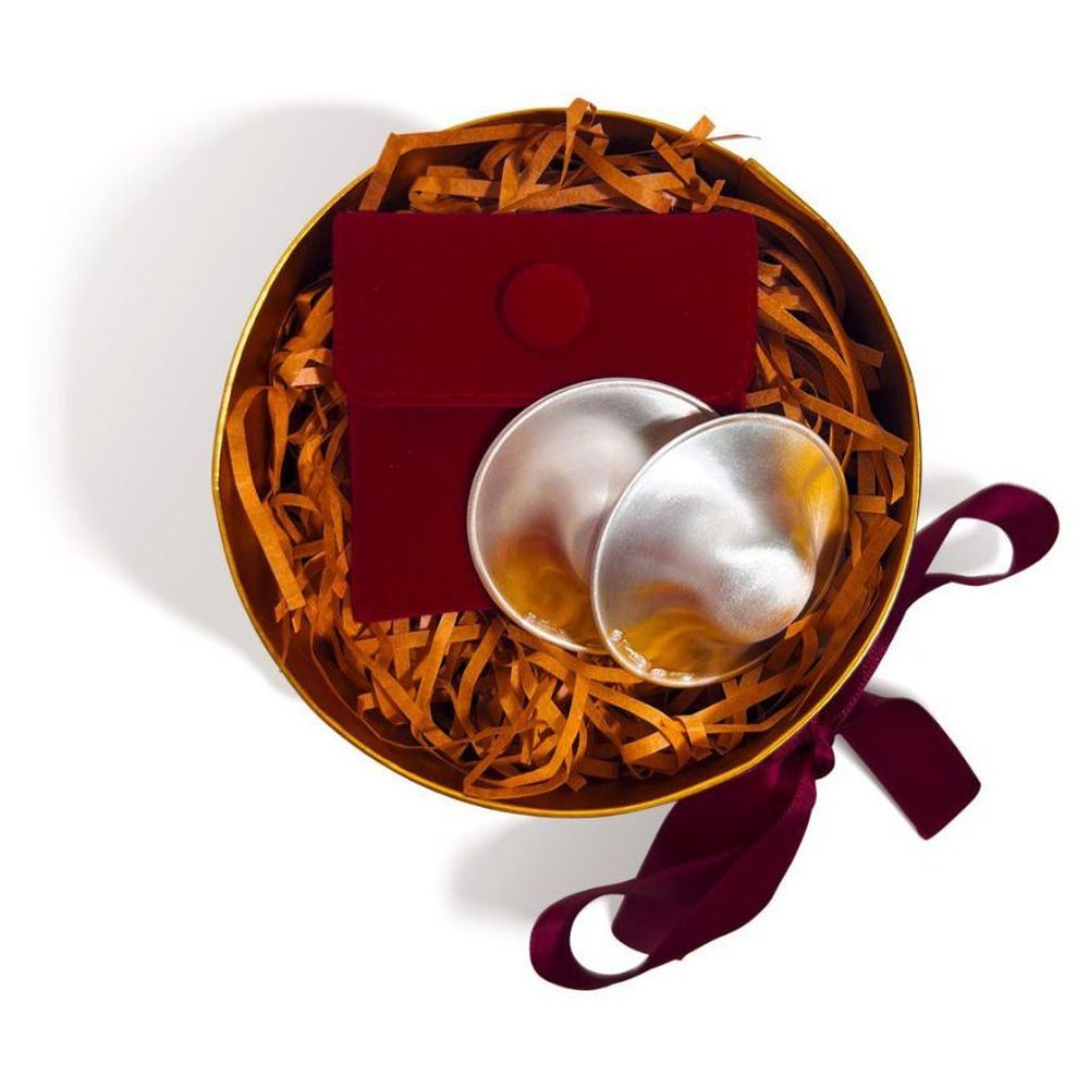 Silverette - Silver Nursing Cups In A Gift Box - Regular (Exclusive)