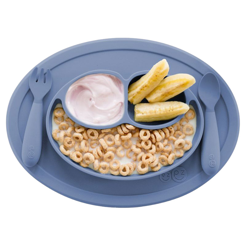Ezpz - Mini Feeding Set - Indigo
