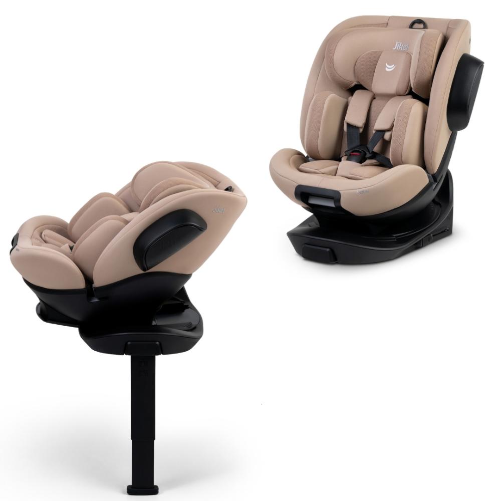 Jikel - Jupiter 360 Degree Slide-Out Car Seat - Beige