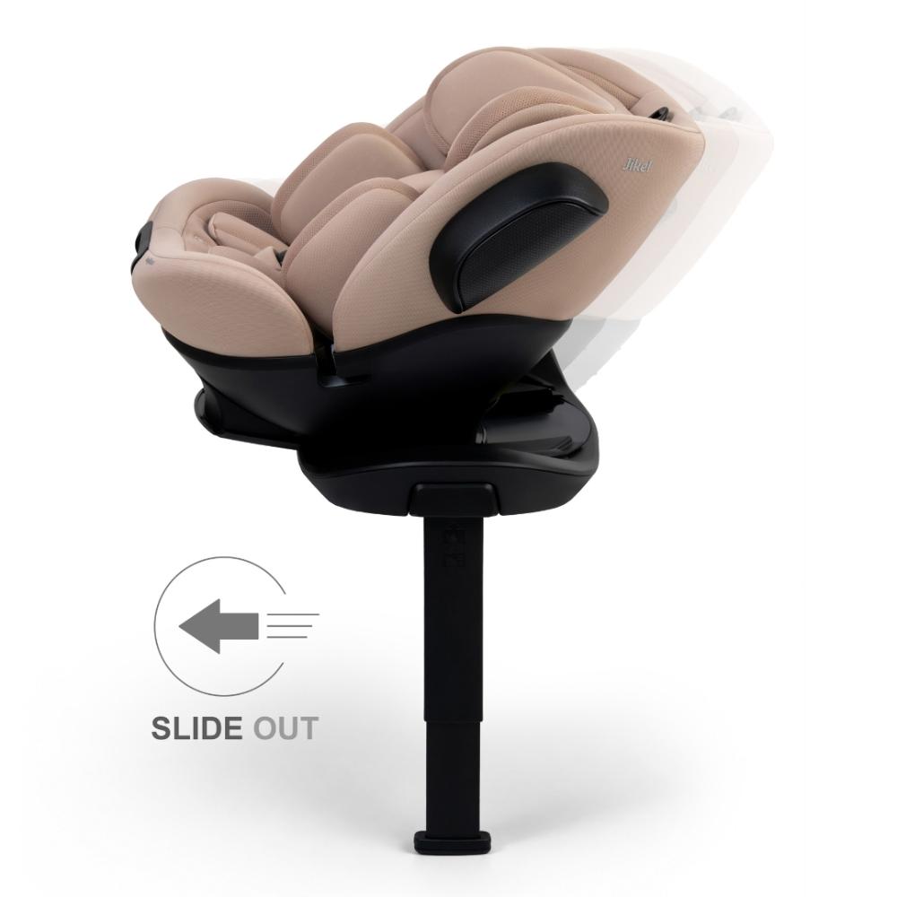 Jikel - Jupiter 360 Degree Slide-Out Car Seat - Beige