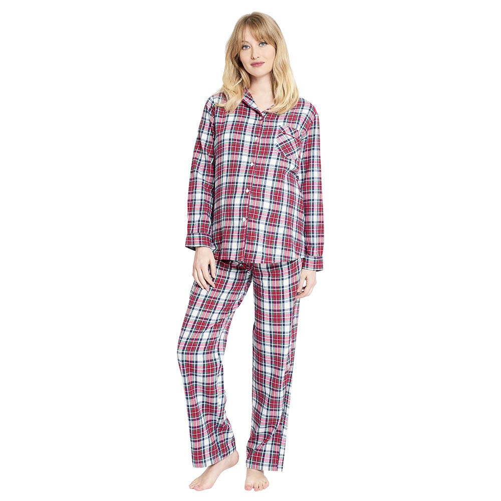 Jojo Maman Bebe - Tartan Pyjama Set - Red