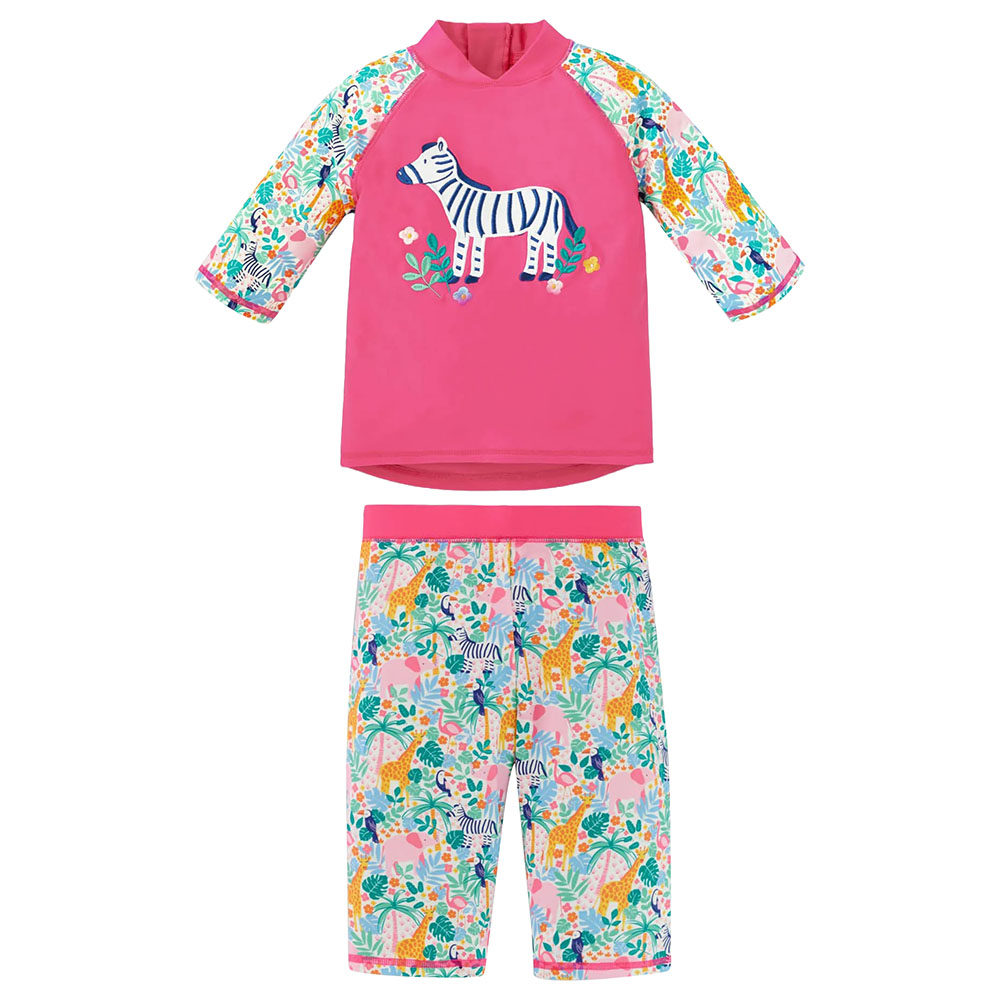 Jo Jo Maman Bebe Sun Protection Suit 2pc-Set Jungle