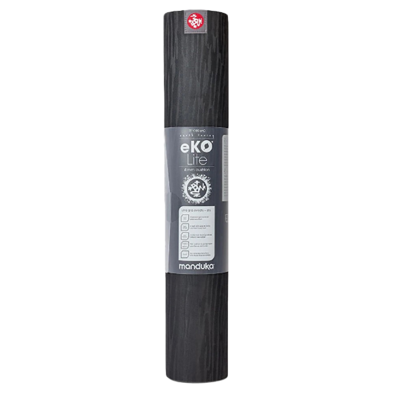 MANDUKA - Eko Lite Yoga Mat 4mm 71 Inch - Black 