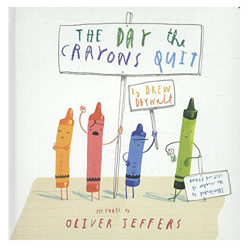 كتاب "The Day the Crayons Quit" من هاربر كولينز ناشرون